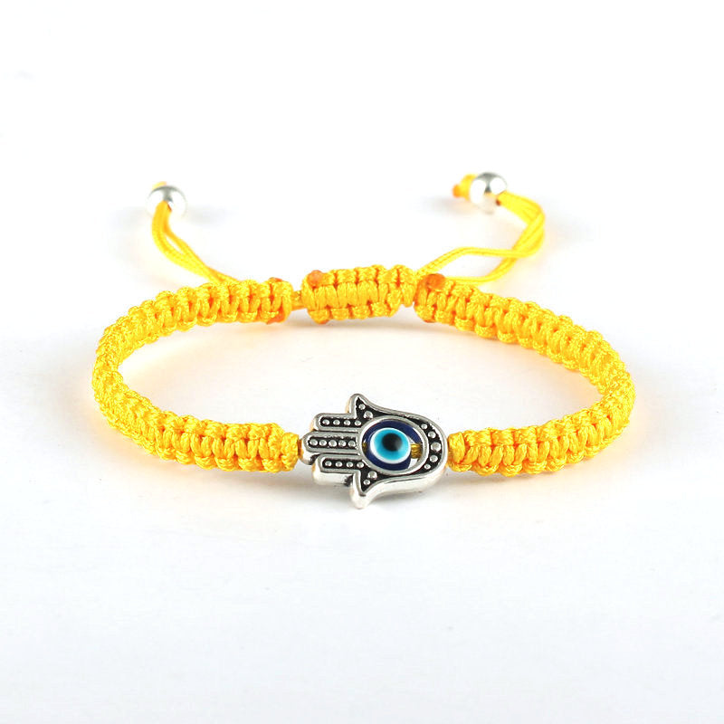 Wear FengShui Handmade Hamsa Symbol Protection Luck String Bracelet