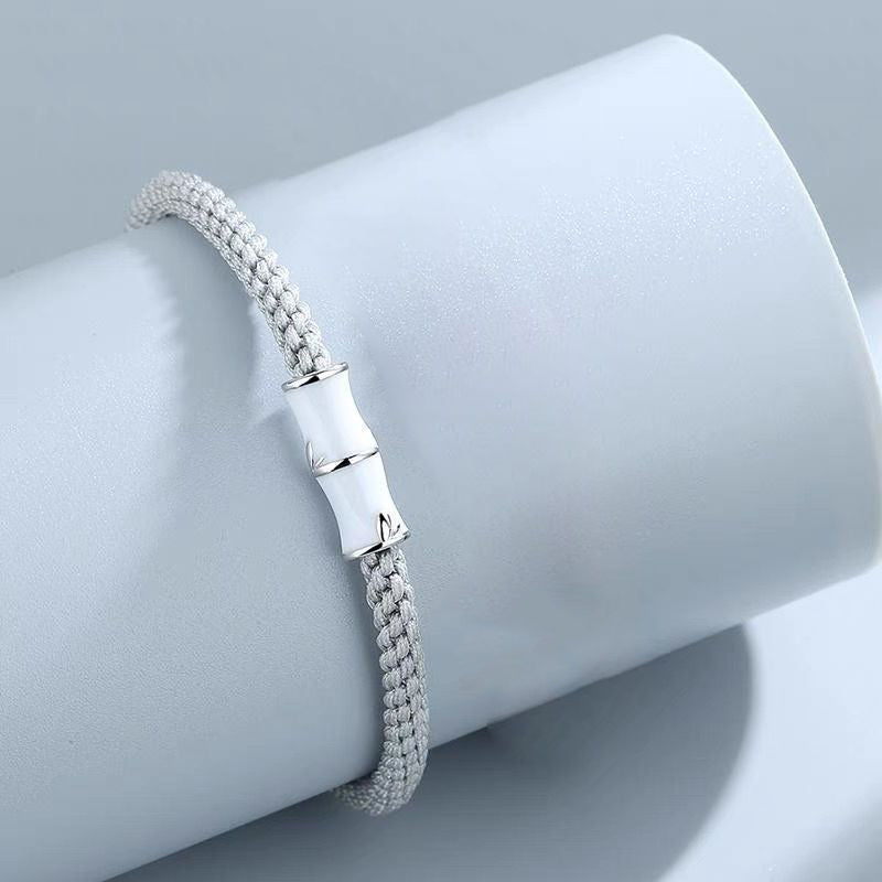 Wear FengShui Bamboo Pattern Healing Couple Rope Bracelet