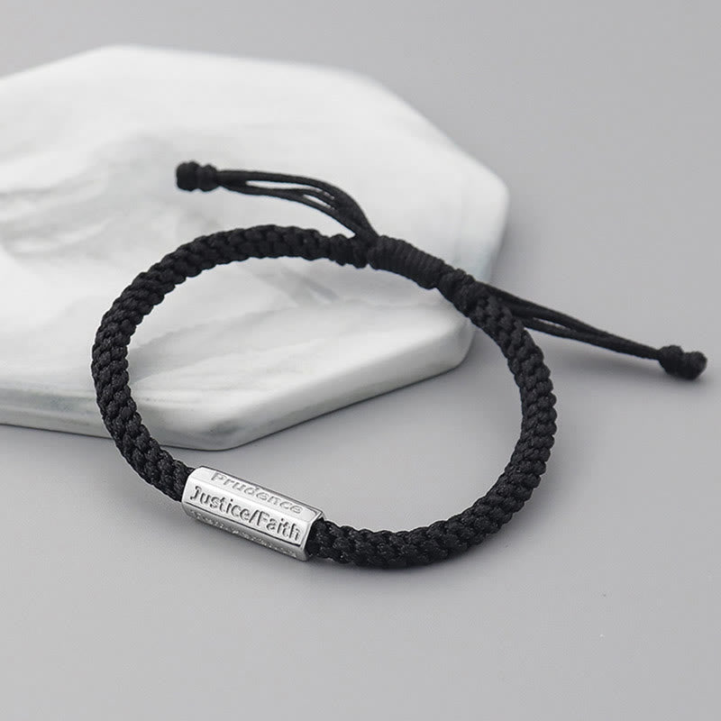 Wear FengShui Seven Deadly Sins Seven Virtues Braided String Bracelet