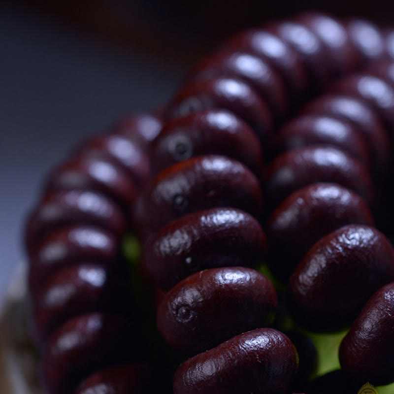 Wear FengShui Natural Tibet 108 Mala Beads Purple Bodhi Seed Wealth Bracelet