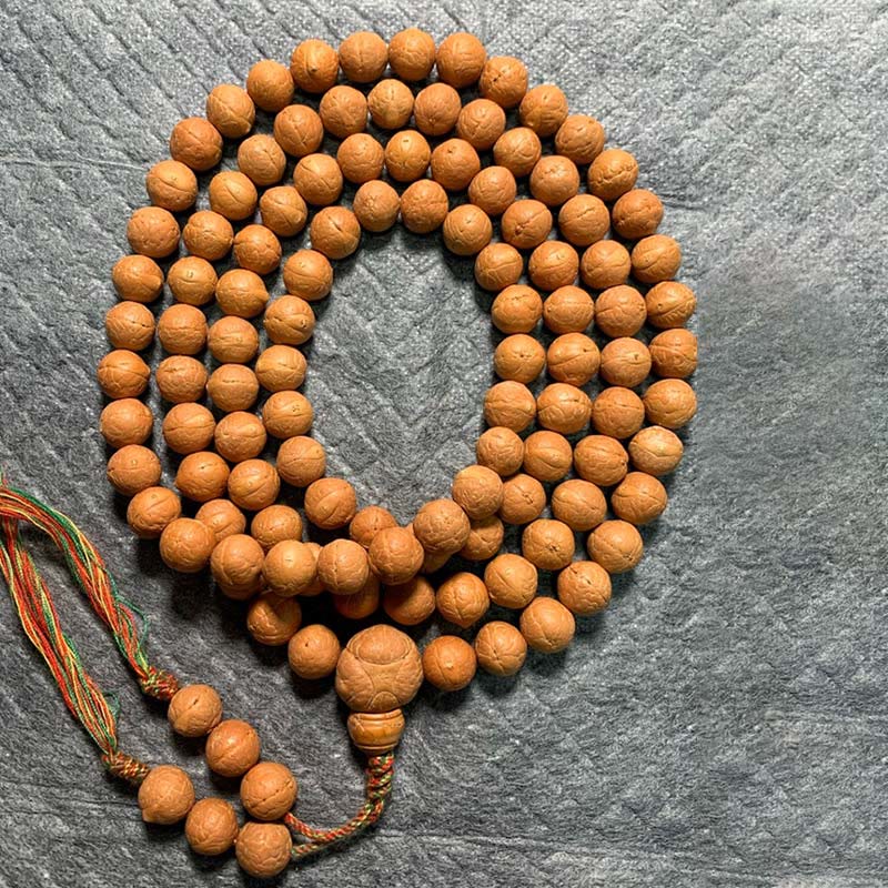 Wear FengShui 108 Mala Beads Nepal Bodhi Seed Luck Wealth Tassel Bracelet
