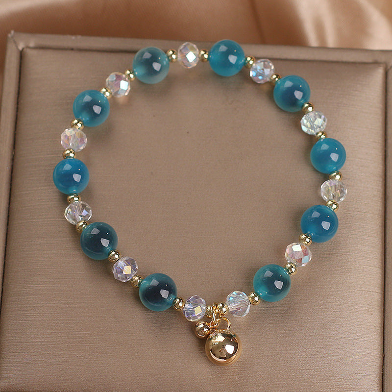 Wear FengShui Candy Agate Healing Harmony Bead Charm Bracelet