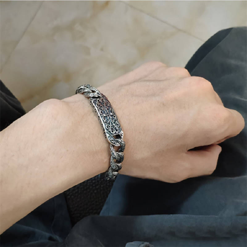 Wear FengShui Vintage Patterns Engraved Healing Bracelet