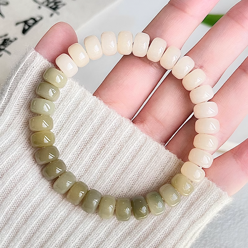 New Multi-color Flake Bodhi Bracelet（10*7MM）