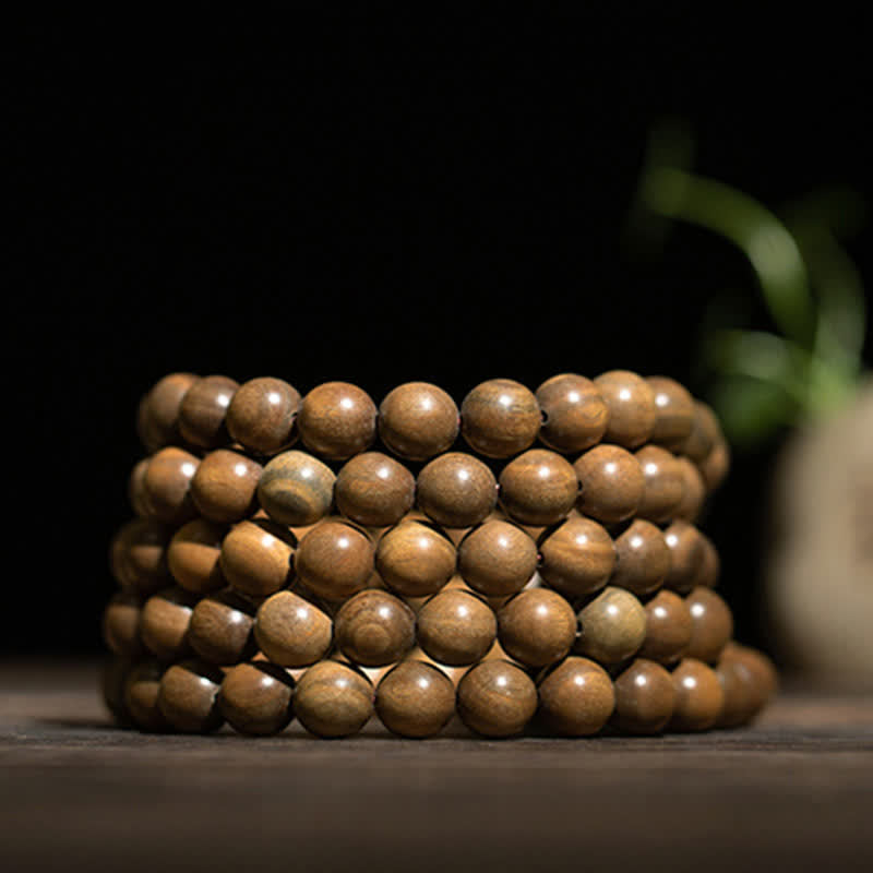 Wear FengShui Green Sandalwood Positive Peace Bracelet