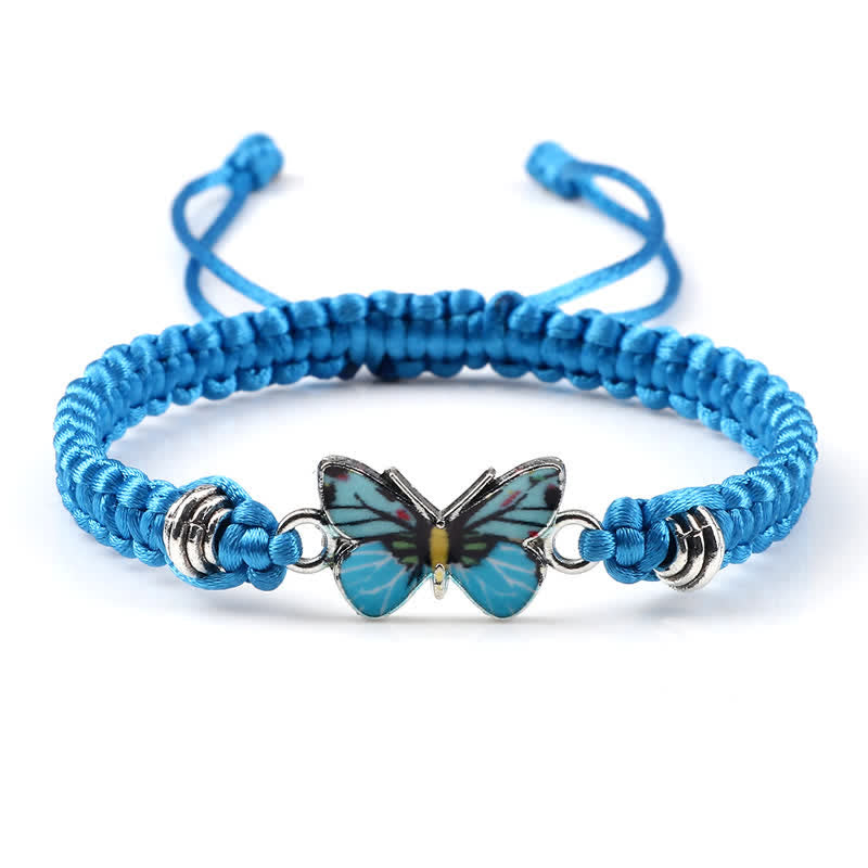 Wear FengShui Butterfly Freedom Love String Charm Bracelet