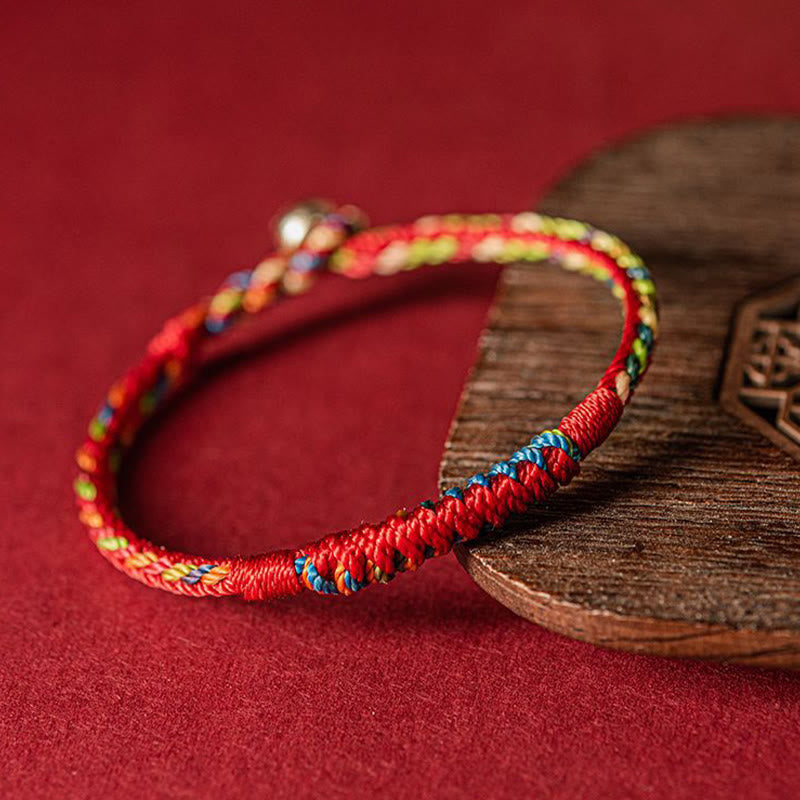 Wear FengShui Handmade Five Color Thread Protection Bracelet