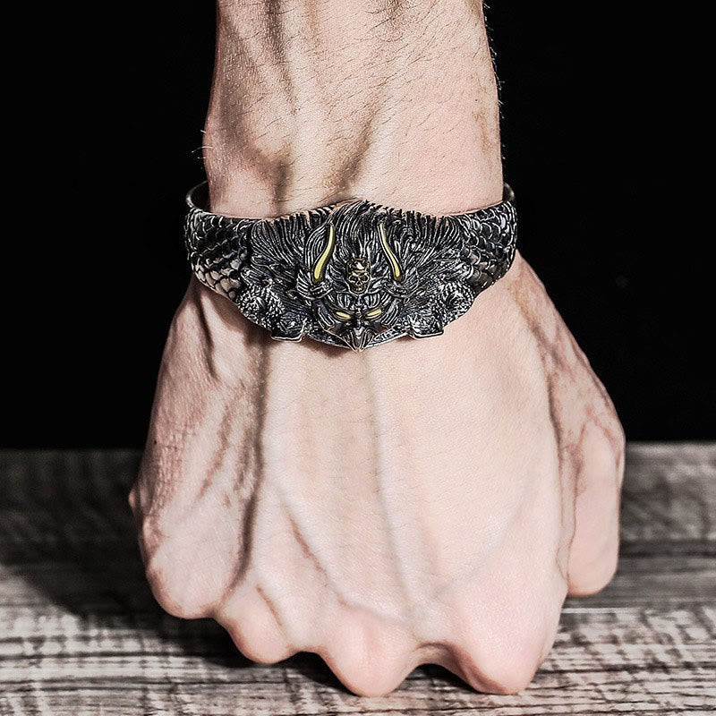 Wear FengShui Tibetan Garuda Bird Wisdom Protection Bracelet Bangle