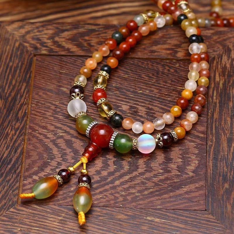 Wear FengShui The 108 Quartz Healing Mala Bracelet