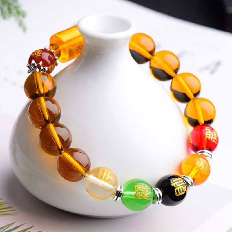 Wear FengShui Natural Citrine Fortune Happiness Bracelet