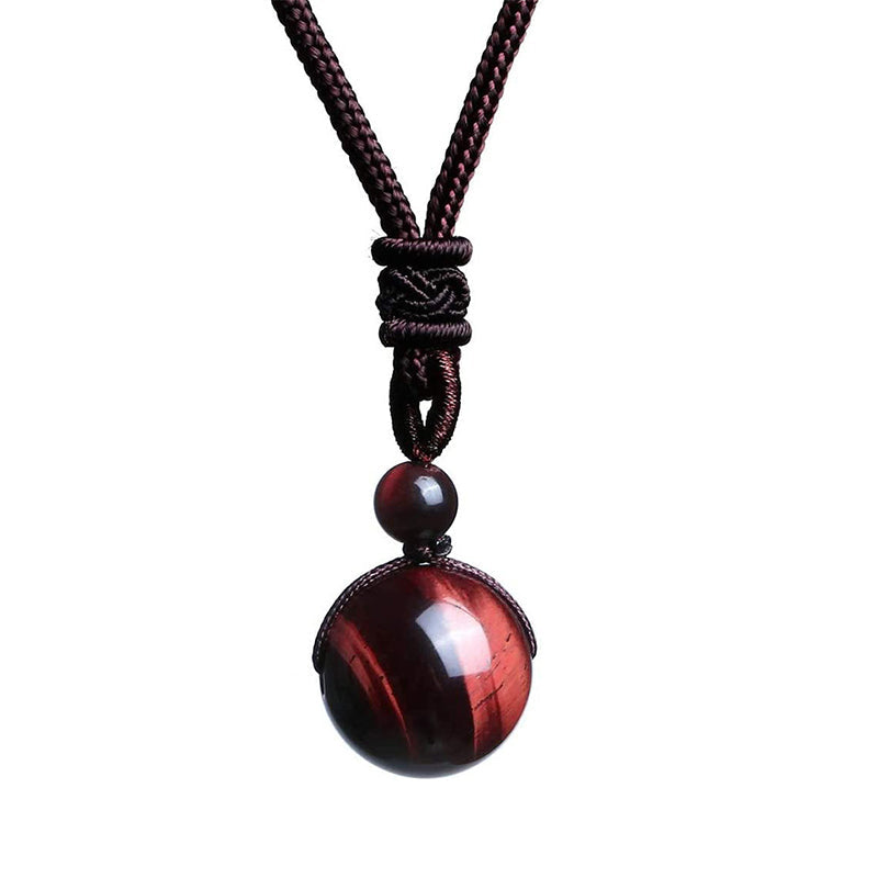 Wear FengShui Tibetan Tiger's Eye Protection Necklace