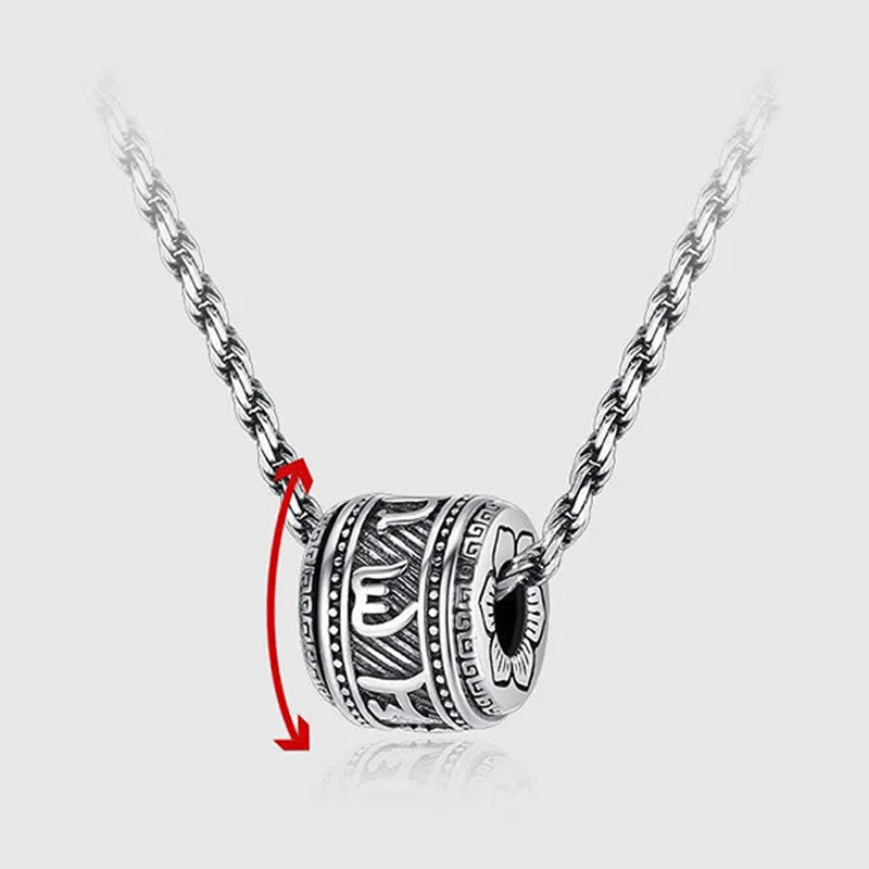 Wear FengShui Tibet Om Mani Padme Hum Protection Necklace Pendant