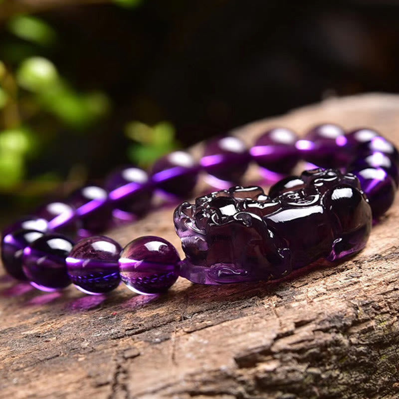 Wear FengShui Feng Shui Amethyst Fortune Wealth Bracelet