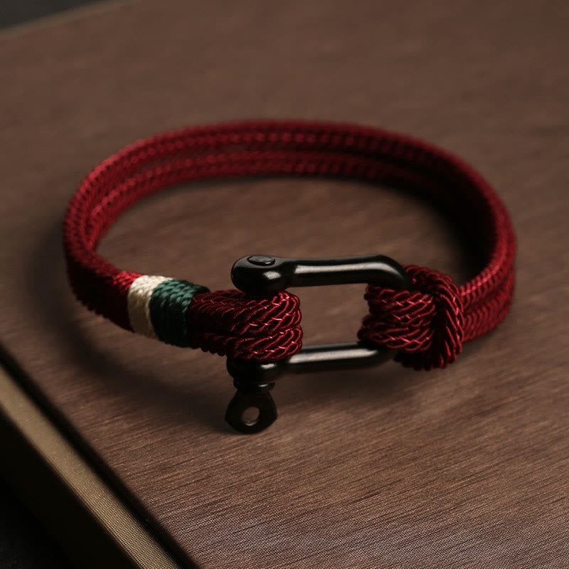 Wear FengShui Simple Design Luck Stainless Steel Buckle Bracelet