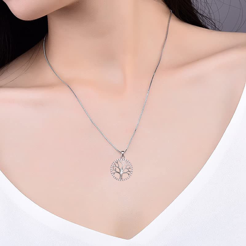 Wear FengShui The Tree of Life 925 Sterling Silver Creation Necklace Pendant