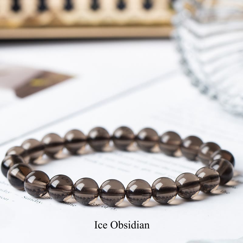 Wear FengShui Natural Stone Quartz Healing Beads Bracelet