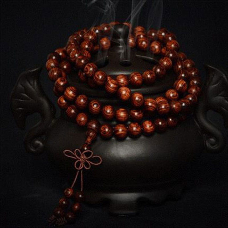 Wear FengShui Tibetan Rosewood Warmth Bracelet (Random Type)