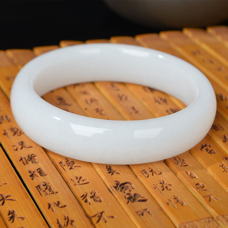 Wear FengShui Natural Golden Silk Jade Wealth Luck Bracelet Bangle