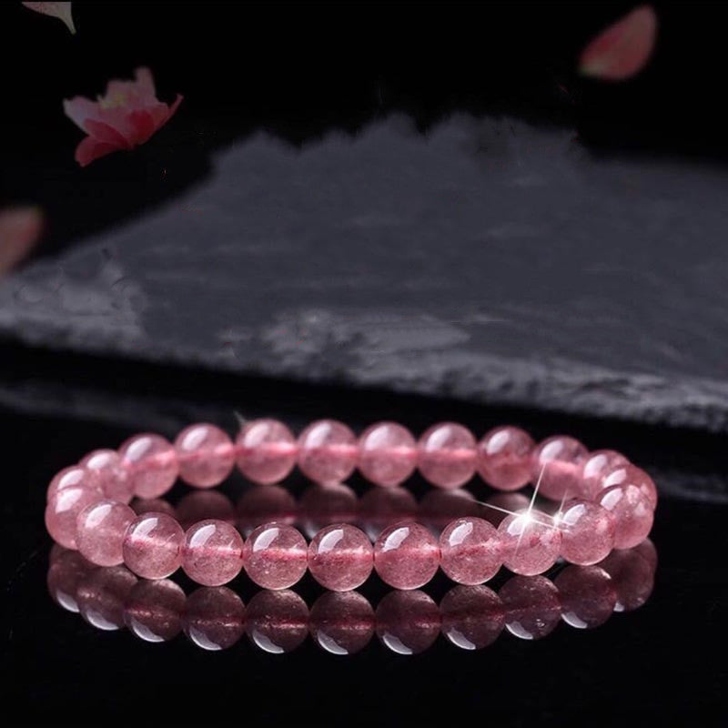 Wear FengShui Natural Rose Quartz Love Caring Bracelet