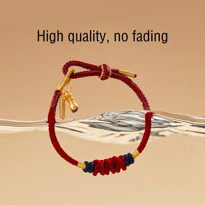 Wear FengShui 925 Sterling Silver Koi Fish Charm Wealth Success Braided Bracelet