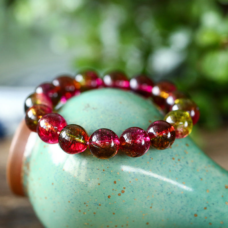 Wear FengShui Natural Tourmaline Love Wisdom Bracelet