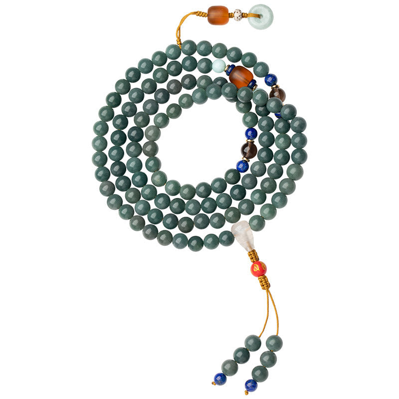 Wear FengShui 108 Beads Bodhi Seed Blessing Meditation Bracelet Mala
