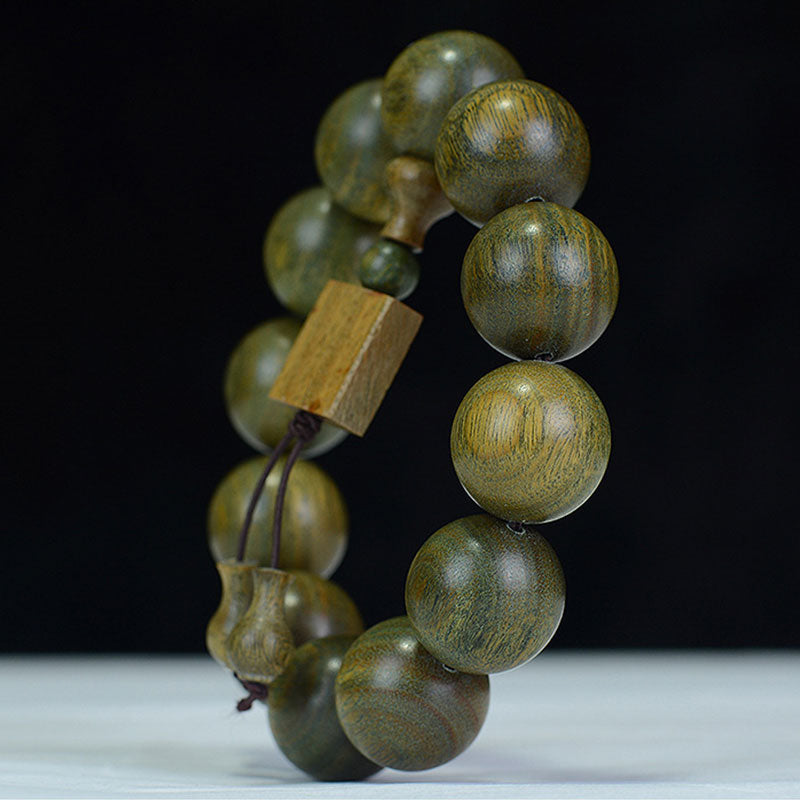 Wear FengShui Tibetan Green Sandalwood Cure Bracelet
