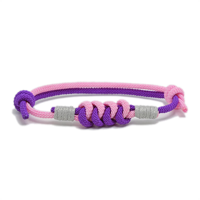 Wear FengShui Simple Design King Kong Knot Strength Braid String Bracelet