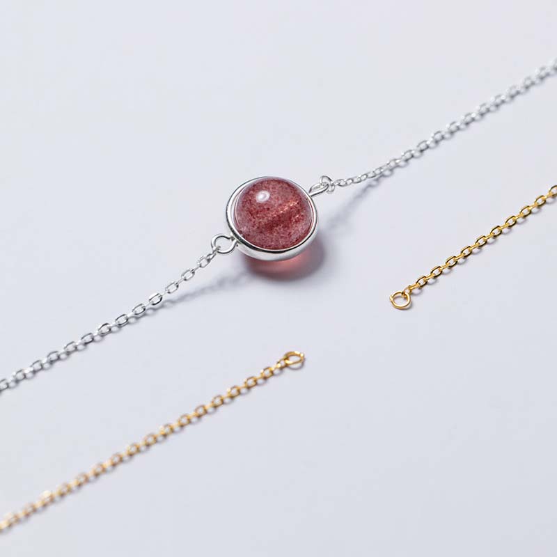 Wear FengShui 925 Sterling Silver Semi-finished Chain Blessing Bracelet