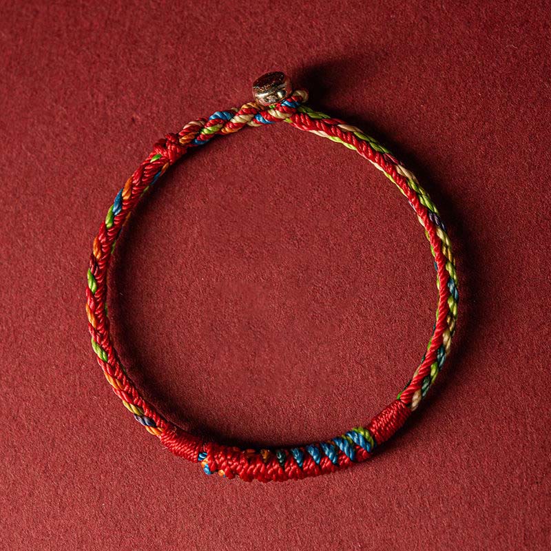 Wear FengShui Handmade Five Color Thread Protection Bracelet