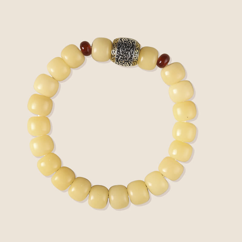 Wear FengShui Bodhi Seed Auspicious Cloud Fu Character Bead Peace Bracelet