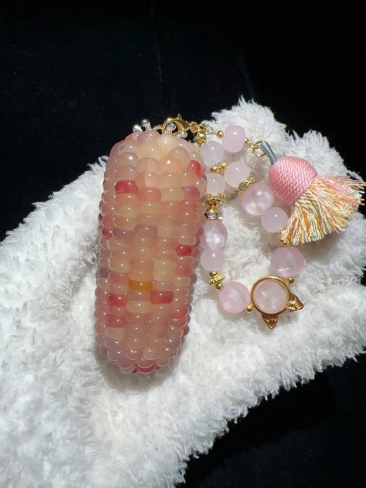 Jelly-Like Clear Natural Corn Charms for Fidgeting