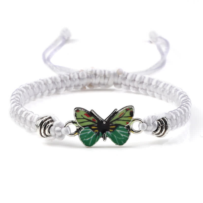 Wear FengShui Butterfly Freedom Love String Charm Bracelet