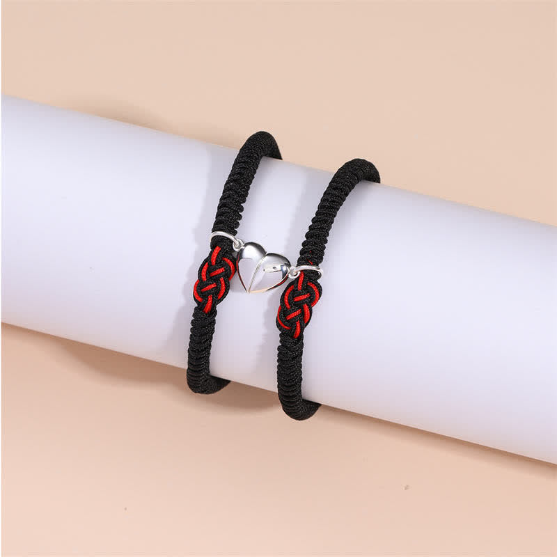 Wear FengShui 2Pcs Tibetan Luck Chinese Knot Protection String Bracelet