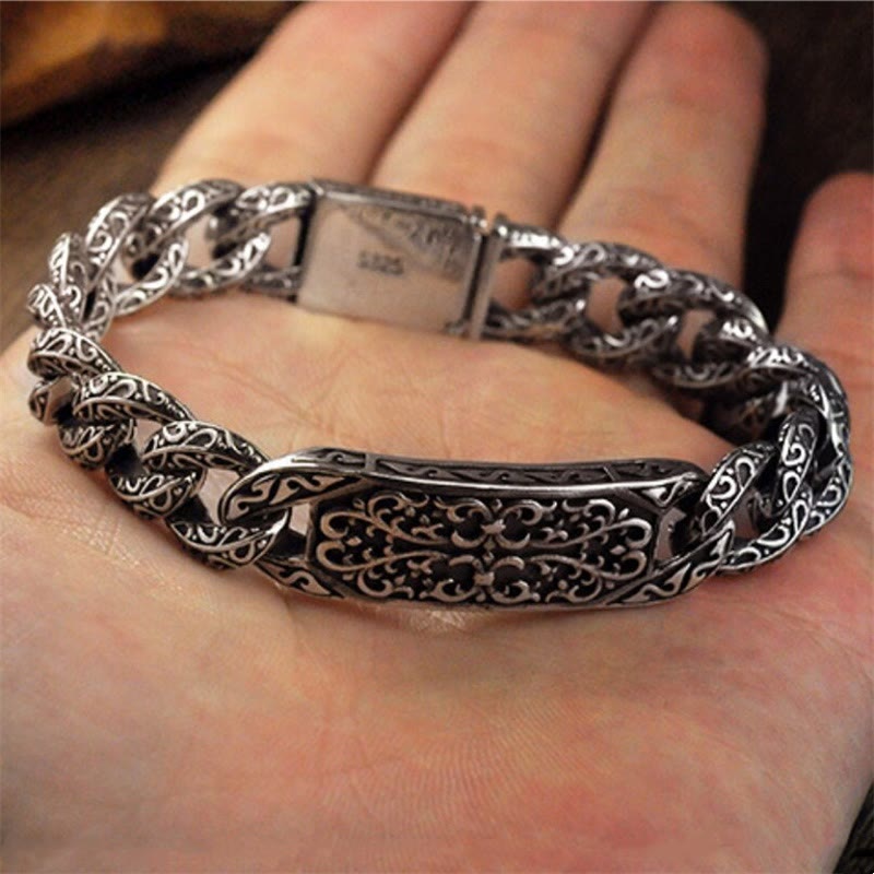 Wear FengShui Vintage Patterns Engraved Healing Bracelet