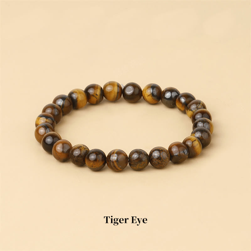 Wear FengShui Natural Stone Quartz Healing Beads Bracelet