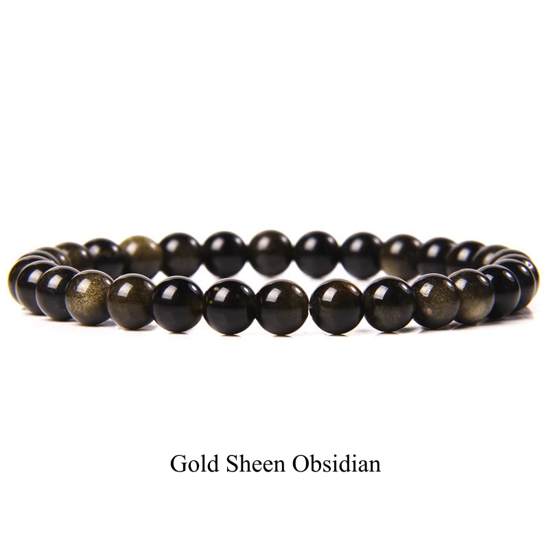 Wear FengShui Natural Stone Quartz Healing Beads Bracelet