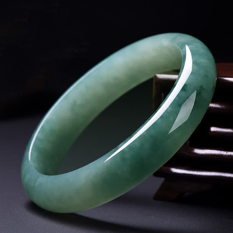 Wear FengShui Jade Abundance Luck Healing Bangle Bracelet