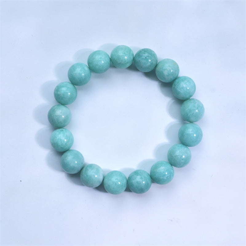 Wear FengShui Natural Amazonite Beads Healing Confidence Bracelet