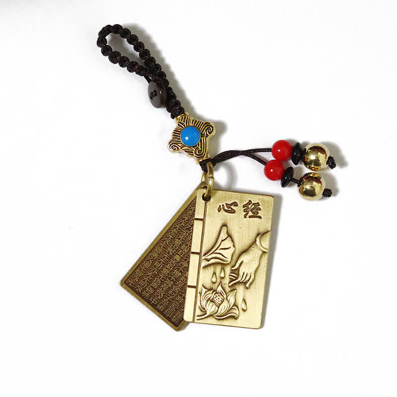 Wear FengShui Feng Shui Yin Yang Bagua Wenchang Pen Pagoda Prayer Wheel Keychain