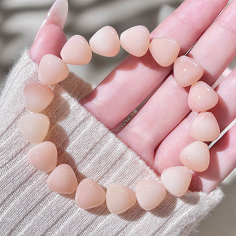 Pink Droplet-Shaped Bodhi Bracelet – Multi-Color Options Available