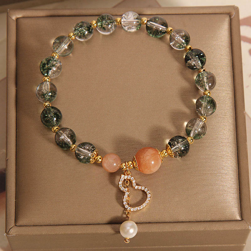 Wear FengShui Green Phantom Gourd Charm Confidence Bracelet