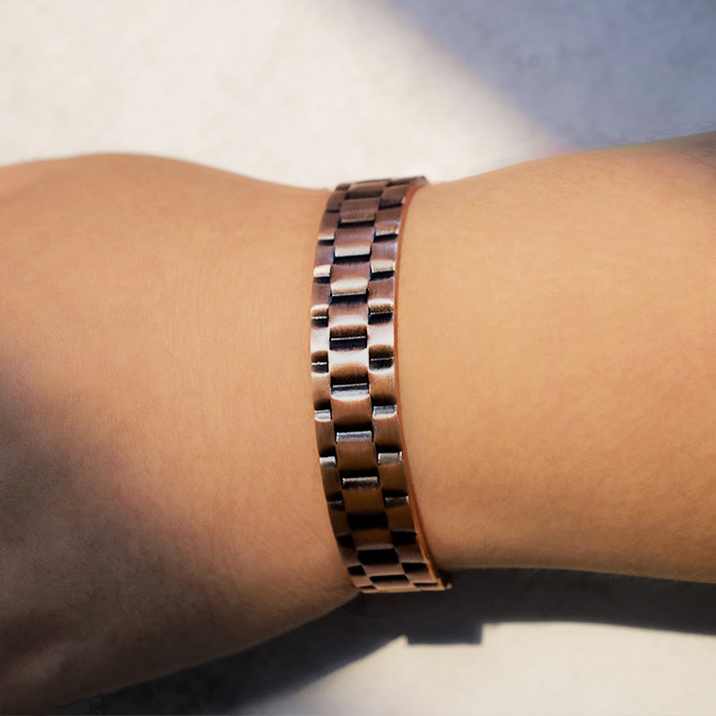 Wear FengShui Vintage Copper Balance Cuff Bracelet