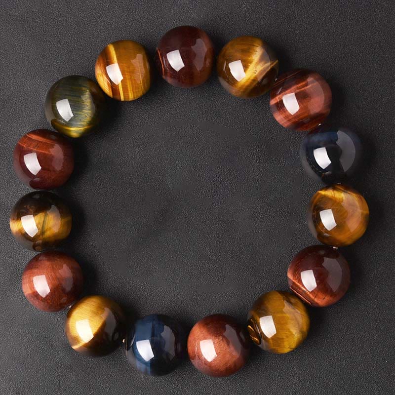 Wear FengShui Natural Tiger Eye Positive Protection Bracelet