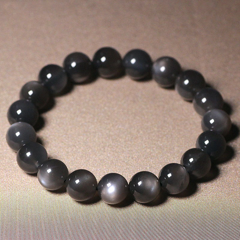 Wear FengShui Natural Moonstone Positive Love Beads Bracelet