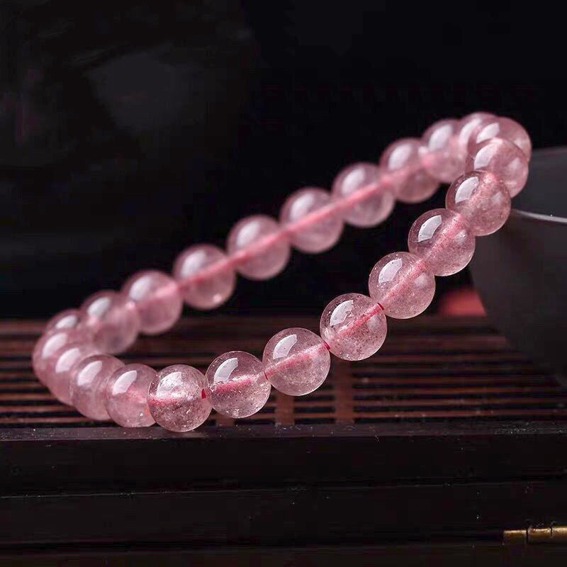 Wear FengShui Natural Rose Quartz Love Caring Bracelet