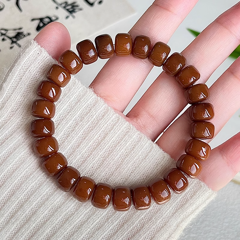 New Multi-color Flake Bodhi Bracelet（10*7MM）