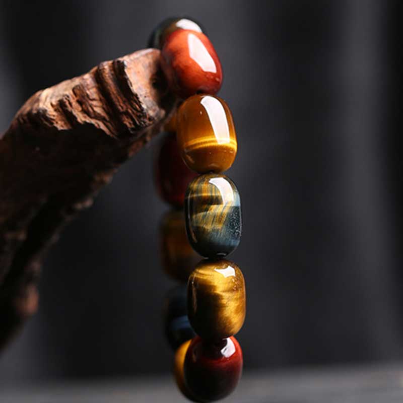 Wear FengShui Natural Tiger Eye Healing Protection Bracelet