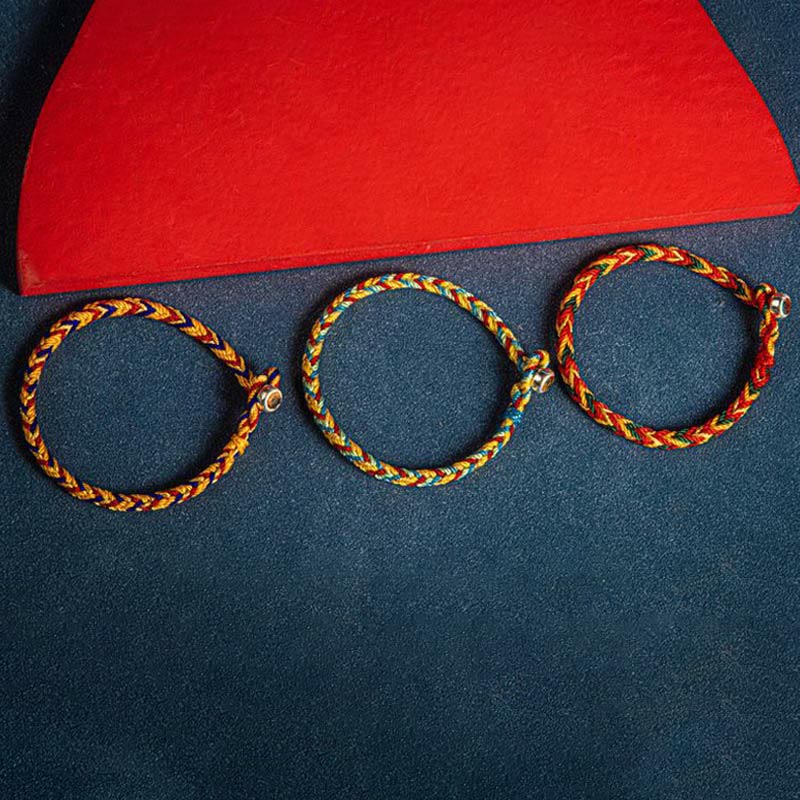 Wear FengShui "May you be safe and sound all year round" Lucky Multicolored Bracelet