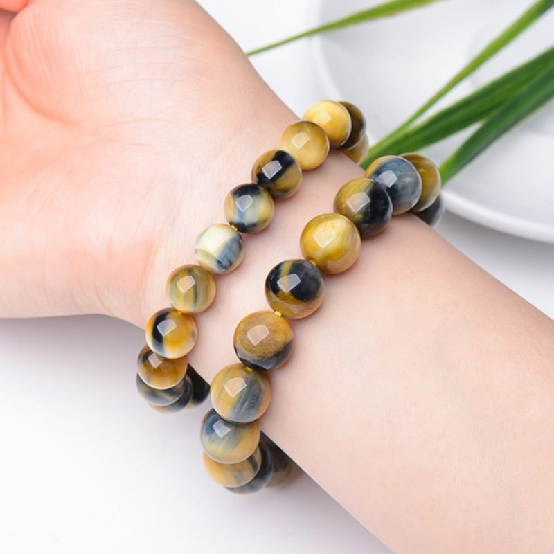 Wear FengShui Tiger Eye Protection Courage Strength Bracelet